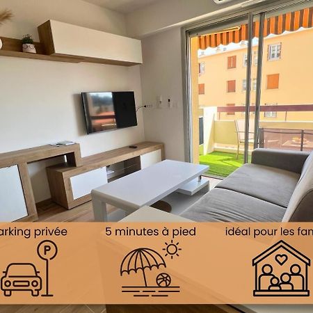 Studio Kialeo Pres De La Plage Avec Parking โรกบรูน-กัป-มาร์แต็ง ภายนอก รูปภาพ